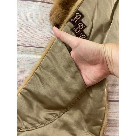 Vintage Thelanadian Fur Shop Worchester Mass Mink Fur Wrap - Medium - Picture 7 of 14